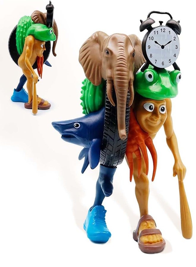 سكويشي لعبة تونغ تونغ تونغ ساهور الطرية، مجسم فيل فكاهي قابل للجمع، ألعاب مستوحاة من الميمات، ديكور مكتبي فريد وعرض مميز على الرفوف - Image 1